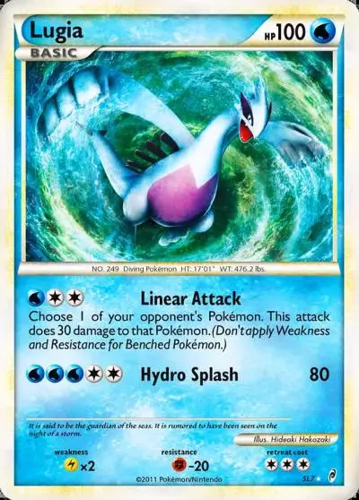 Lugia SL7/95 Call of Legends Pokemon card
