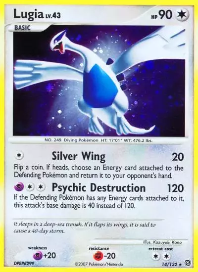 Lugia 14/132 Secret Wonders Pokemon card