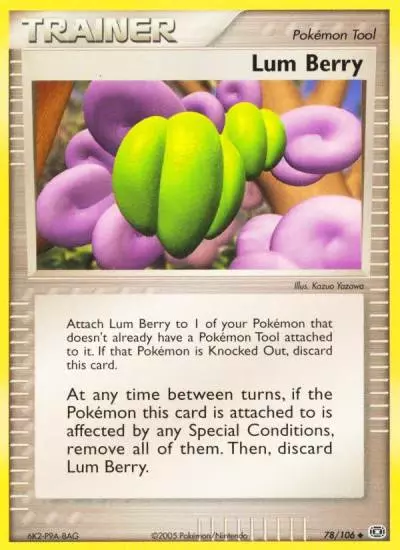 Lum Berry 78/106 Emerald Pokemon card