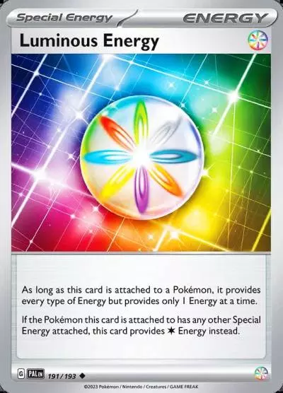 Luminous Energy 191/193 Paldea Evolved Pokemon card