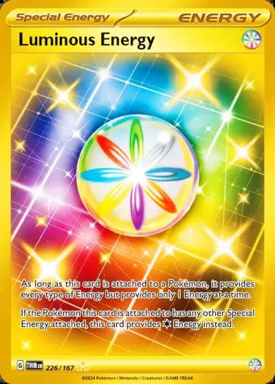 Luminous Energy 226/167 Twilight Masquerade Pokemon card