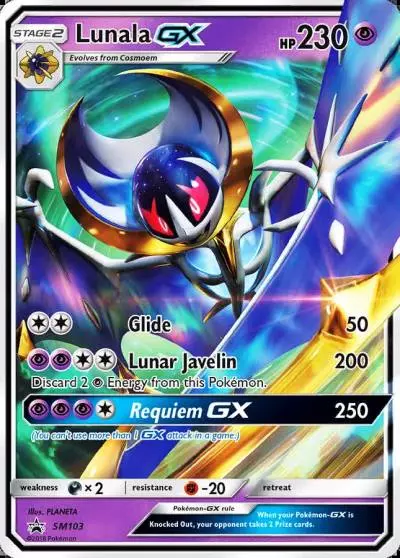 Lunala-GX SM103/248 SM Black Star Promos Pokemon card