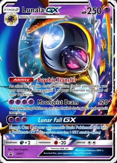 Lunala-GX SM17/248 SM Black Star Promos Pokemon card