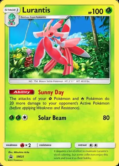 Lurantis SM25/248 SM Black Star Promos Pokemon card