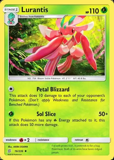 Lurantis 16/236 Unified Minds Pokemon card