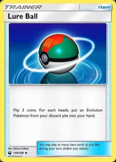 Lure Ball 138/168 Celestial Storm Pokemon card