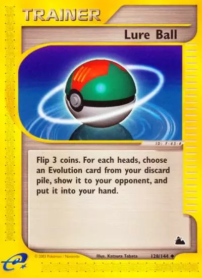 Lure Ball 128/144 Skyridge Pokemon card