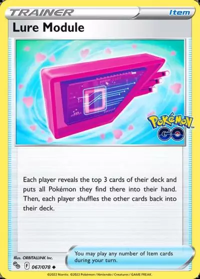 Lure Module 67/78 Pokémon GO Pokemon card