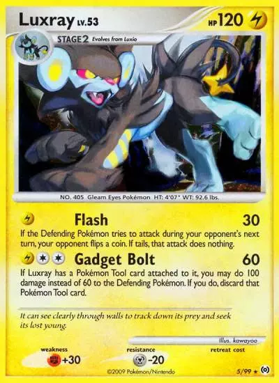 Luxray 5/99 Arceus Pokemon card