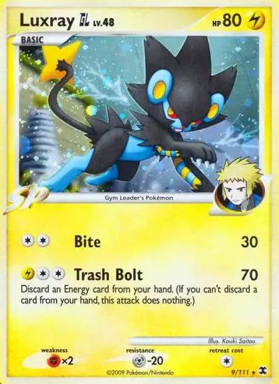 Luxray GL 9/111 Rising Rivals Pokemon card