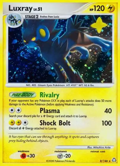 Luxray 8/146 Legends Awakened Pokemon card