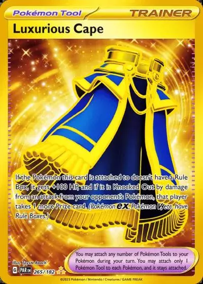 Luxurious Cape 265/182 Paradox Rift Pokemon card
