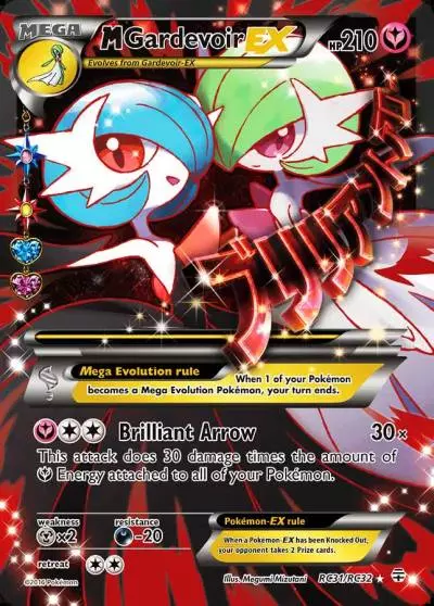 M Gardevoir-EX RC31/83 Generations Pokemon card