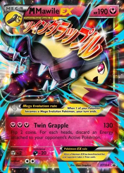 M Mawile-EX XY104/211 XY Black Star Promos Pokemon card