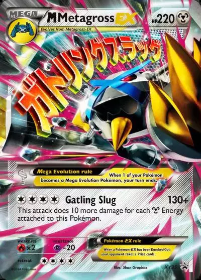 M Metagross-EX XY35/211 XY Black Star Promos Pokemon card