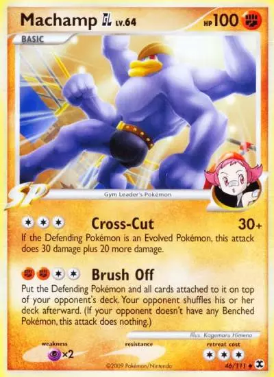 Machamp GL 46/111 Rising Rivals Pokemon card
