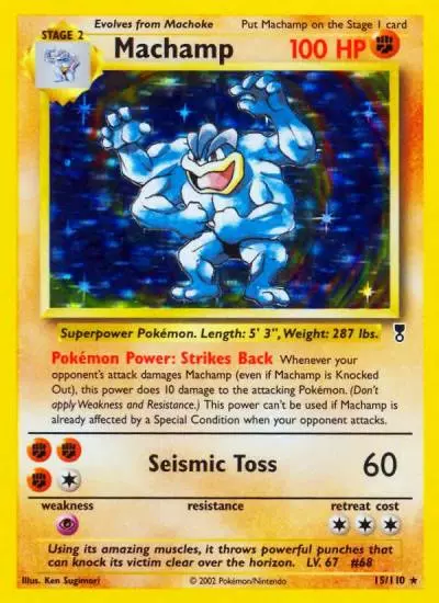 Machamp 15/110 Legendary Collection Pokemon card
