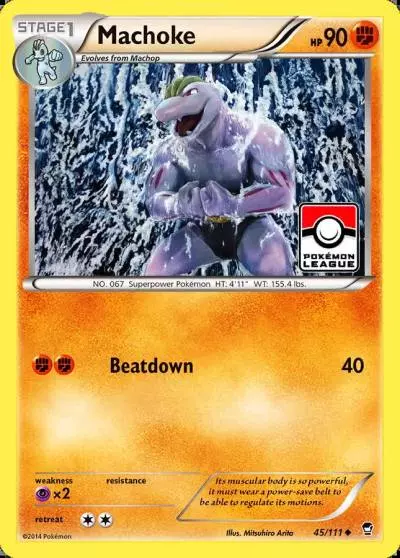 Machoke 45/111 Furious Fists Pokemon card