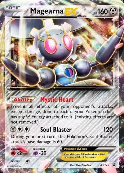 Magearna-EX XY175/211 XY Black Star Promos Pokemon card