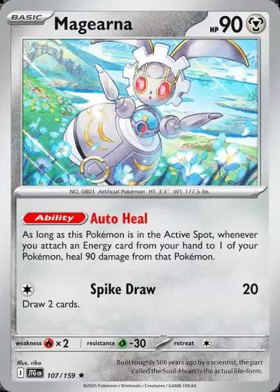 Magearna 107/159 Journey Together Pokemon card