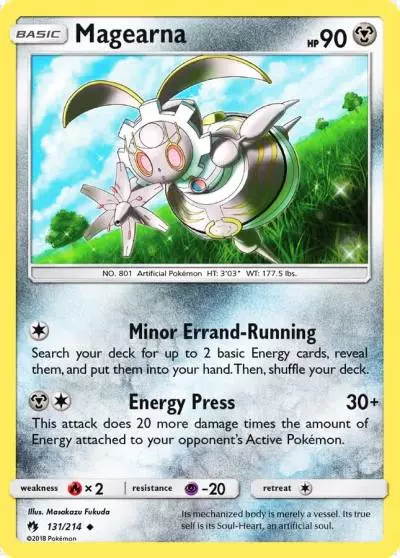 Magearna 131/214 Lost Thunder Pokemon card