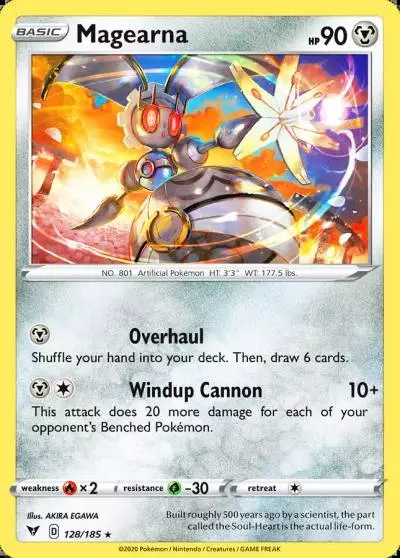 Magearna 128/185 Vivid Voltage Pokemon card