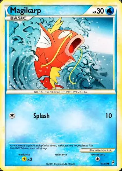Magikarp 61/95 Call of Legends Pokemon card