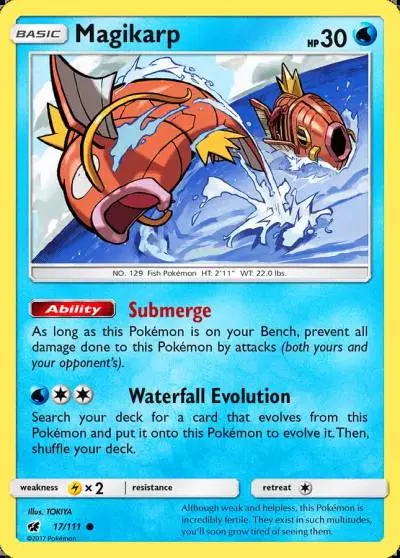 Magikarp 17/111 Crimson Invasion Pokemon card