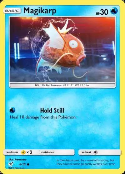 Magikarp 8/18 Detective Pikachu Pokemon card