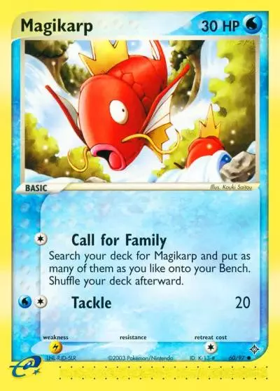 Magikarp 60/97 Dragon Pokemon card