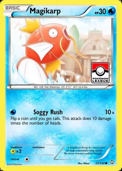 Magikarp 23/124 Dragons Exalted Pokemon card