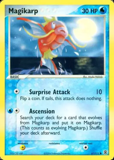 Magikarp 67/112 FireRed & LeafGreen Pokemon card