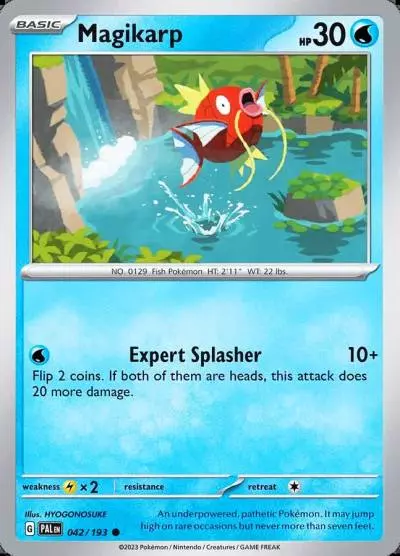Magikarp 42/193 Paldea Evolved Pokemon card