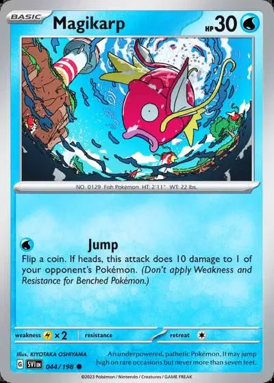 Magikarp 44/198 Scarlet & Violet Pokemon card