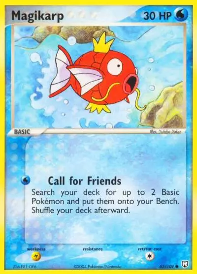 Magikarp 65/109 Team Rocket Returns Pokemon card
