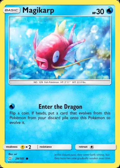 Magikarp 29/181 Team Up Pokemon card
