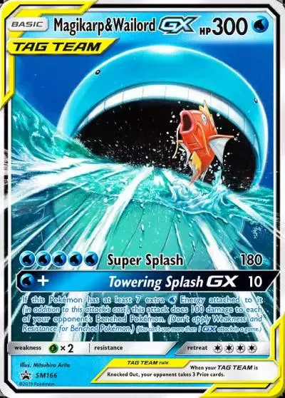 Magikarp & Wailord-GX SM166/248 SM Black Star Promos Pokemon card