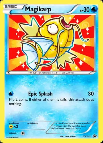 Magikarp XY143/211 XY Black Star Promos Pokemon card