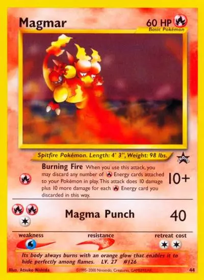 Magmar 44/53 Wizards Black Star Promos Pokemon card