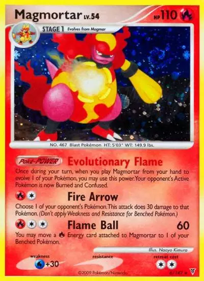 Magmortar 6/147 Supreme Victors Pokemon card