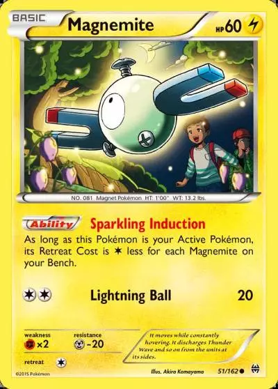 Magnemite 51/162 BREAKthrough Pokemon card