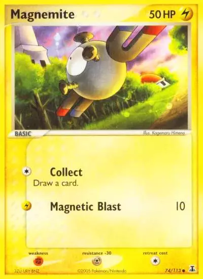 Magnemite 74/113 Delta Species Pokemon card