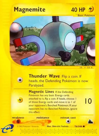 Magnemite 76/144 Skyridge Pokemon card