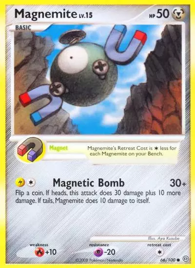Magnemite 66/100 Stormfront Pokemon card