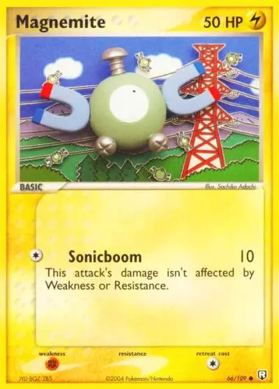 Magnemite 66/109 Team Rocket Returns Pokemon card