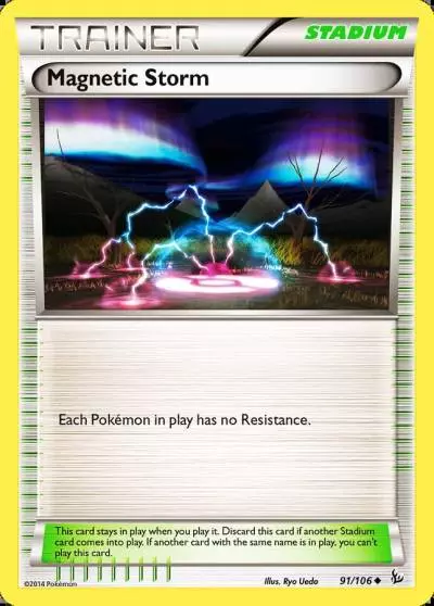 Magnetic Storm 91/106 Flashfire Pokemon card