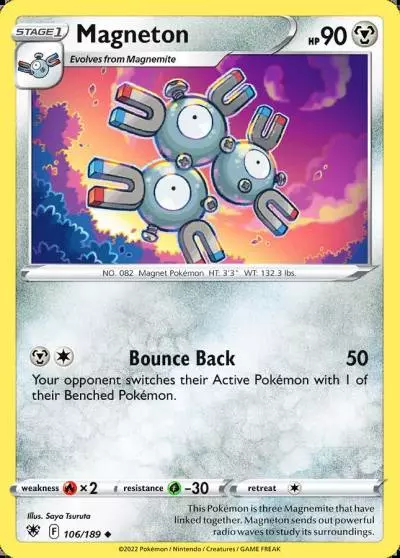 Magneton 106/189 Astral Radiance Pokemon card