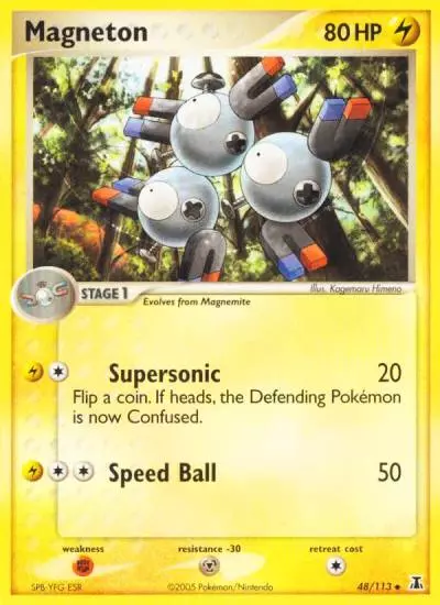 Magneton 48/113 Delta Species Pokemon card