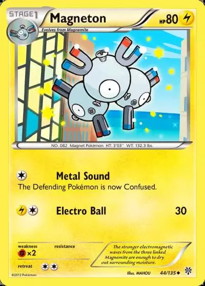 Magneton 44/135 Plasma Storm Pokemon card