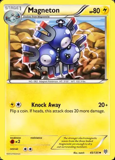Magneton 45/135 Plasma Storm Pokemon card
